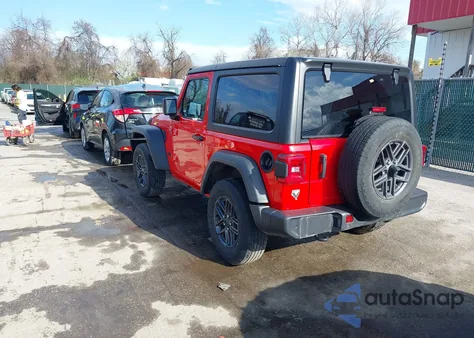 2024 Jeep Wrangler 2-Door Sport S 4X4 from USA, damaged, VIN 1C4PJXAN4RW124135